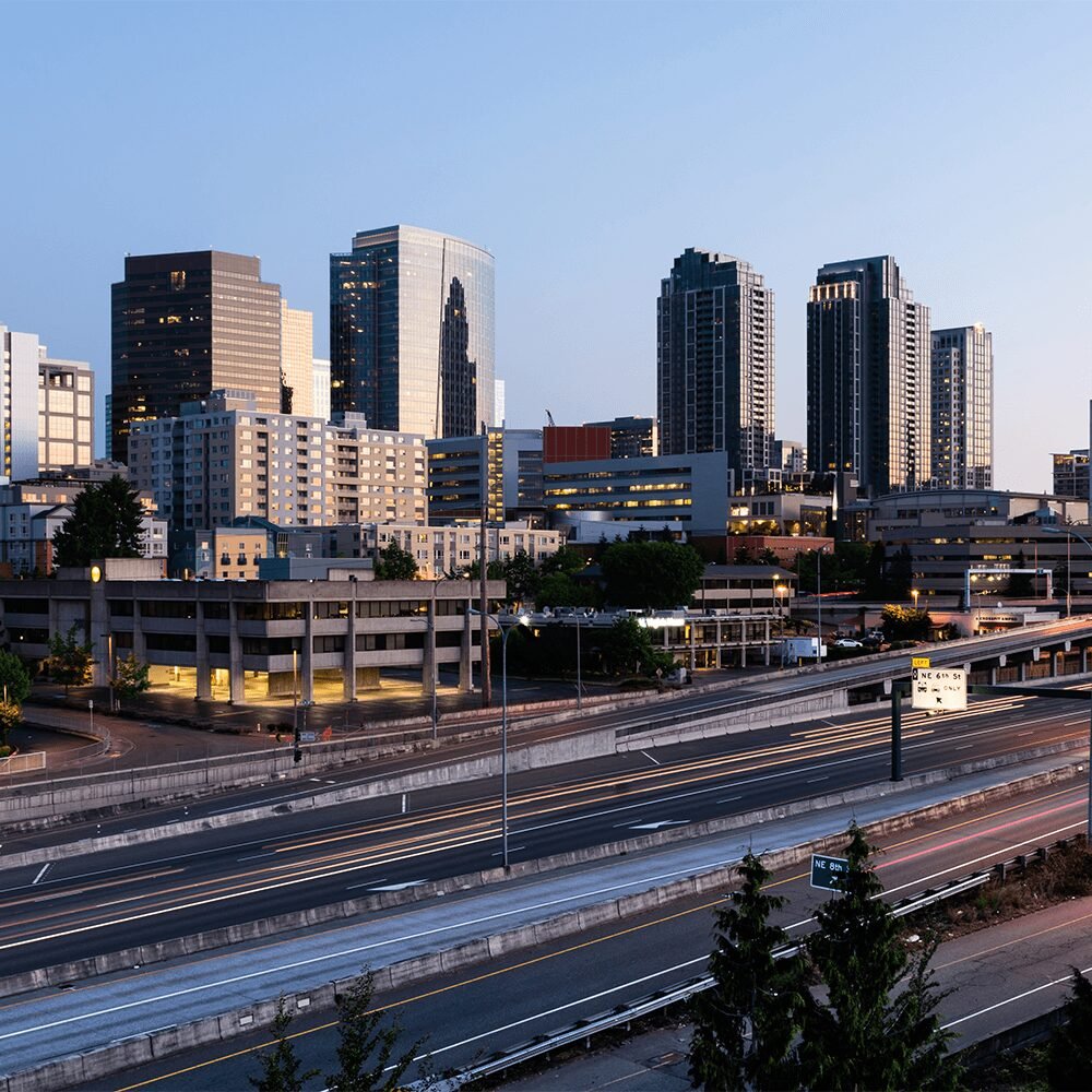 Los Angeles street scene illustrating hyperlocal search