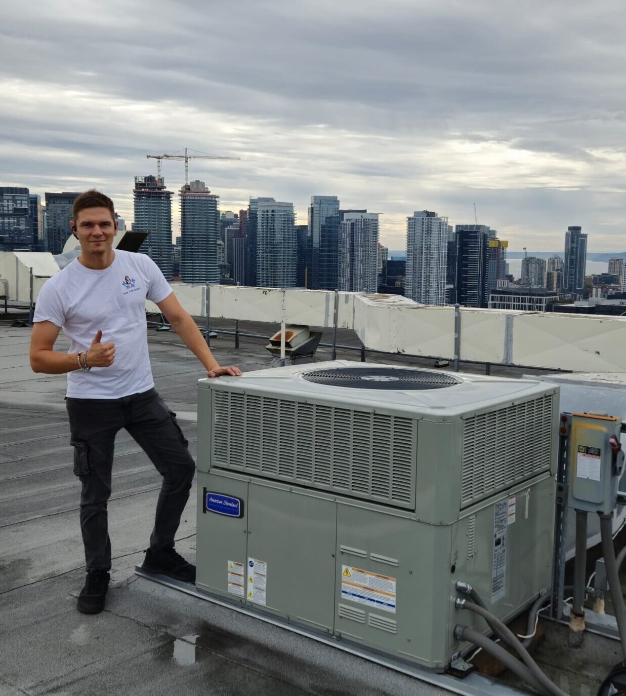 George Albantov, owner of Mr. Fridge